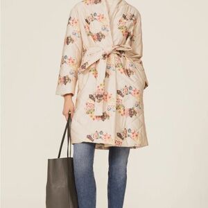 Samantha Sipos Quilted Sunburst coat